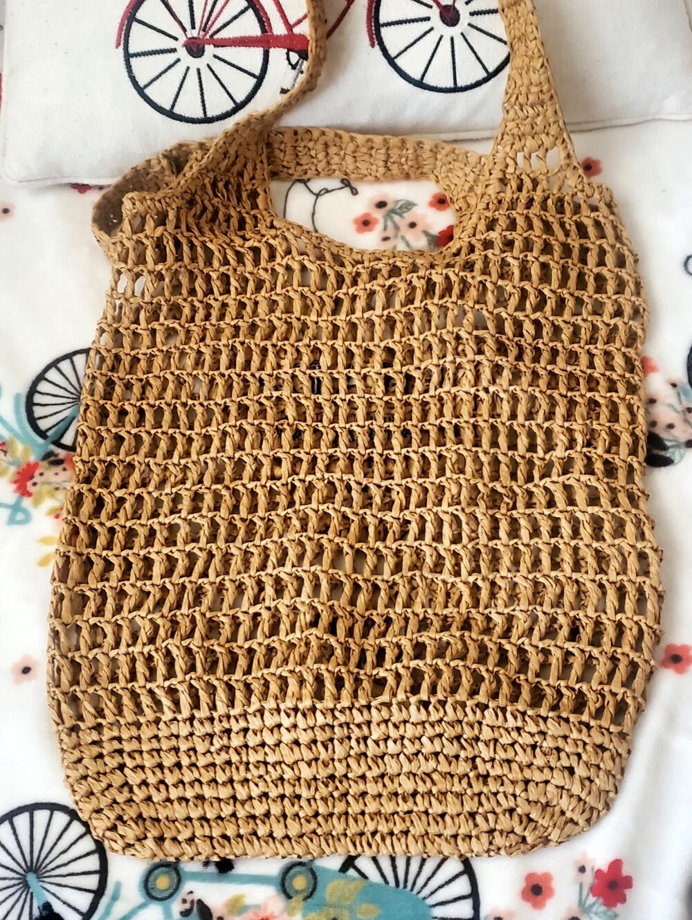 Raffia Tote Women Summer Bag